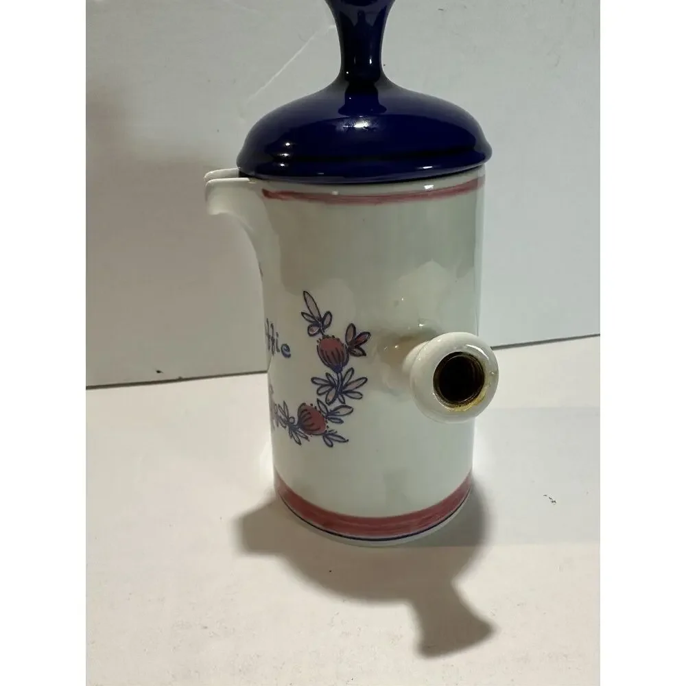 Vintage koffie porcelain pot Zenith 1896‎ Figurine Holland coffe pot w/ lid RARE